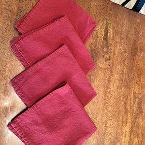 4 cotton cloth napkins